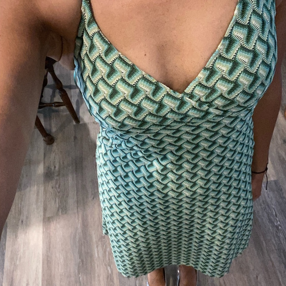 Green summer dress